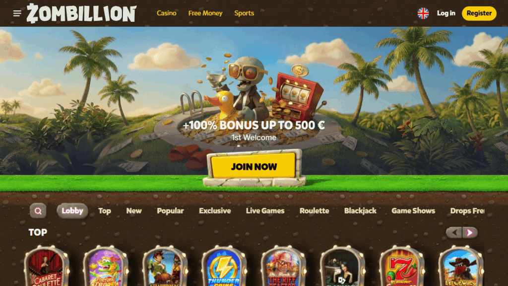 zombillion nederlands online casino